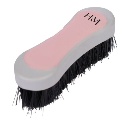 Szczotka dla konia do głowy HKM Face Soft w kolorze różowym