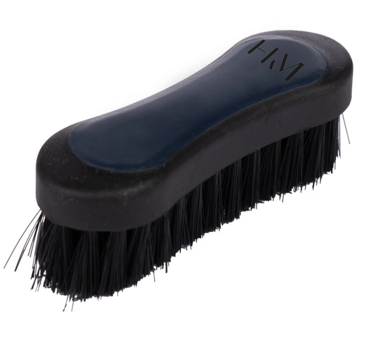 Szczotka dla konia do głowy HKM Face Soft w kolorze bordowym