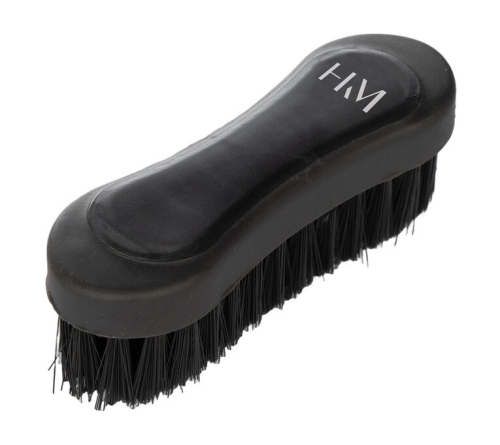 Szczotka dla konia do głowy HKM Face Soft w kolorze czarnym