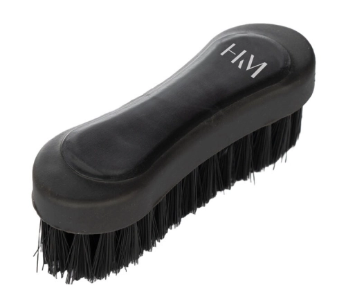 Szczotka dla konia do głowy HKM Face Soft w kolorze czarnym