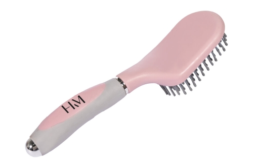 Szczotka do grzywy HKM Soft w kolorze różowym