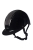 Kask jeździecki z szerokim daszkiem HKM Lady Shield Brillant w kolorze czarnym/srebrnym