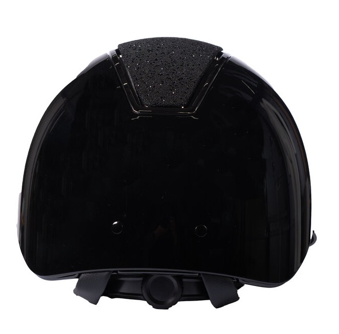 Kask jeździecki z regulacją HKM Lady Shield Brillant w kolorze czarnym/srebrnym