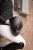 Kask jeździecki z szerokim daszkiem HKM Lady Shield Elegant w kolorze czarno-srebrnym