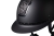 Kask jeździecki HKM Lady Shield Elegant w kolorze czarno-srebrnym
