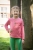 Legginsy do jazdy konnej dziecięce HKM Junior Maui w kolorze zielonym