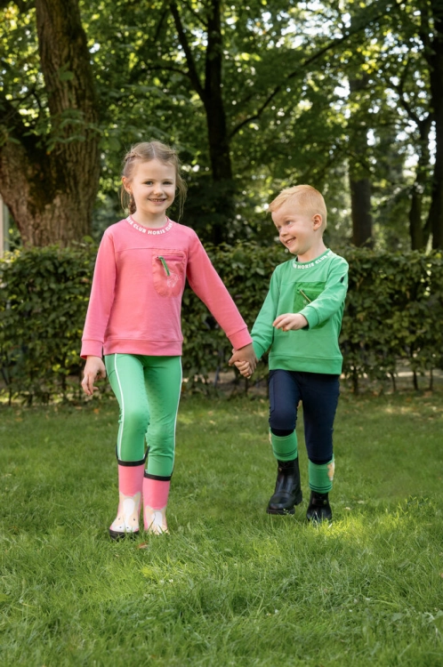 Breginsy dziecięce HKM Junior Maui w kolorze granatowym i zielonym
