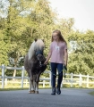 Koszulka dziecięca z koniem HKM Junior Sparkle w kolorze różowym