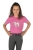 T-shirt jeździecki dziecięcy HKM Junior Sparkle w kolorze różowym