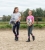 Bluzka jeździecka HKM Junior Sparkle w kolorze różowym i szarym