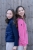 Bluza jeździecka dziecięca HKM Junior Maui w kolorze różowym i granatowym