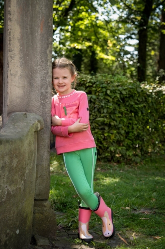 Kalosze dla dziecka HKM Junior Maui w kolorze różowym