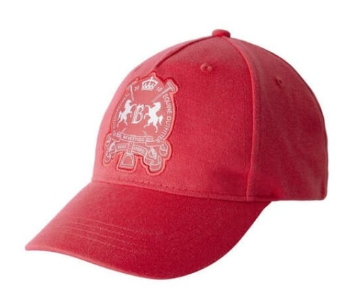 Czapeczka jeździecka B Vertigo Logo w kolorze czerwonym