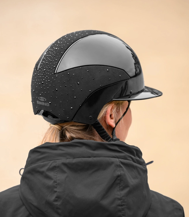 Kask jeździecki Swing H24 Lady Spark w kolorze czarnym