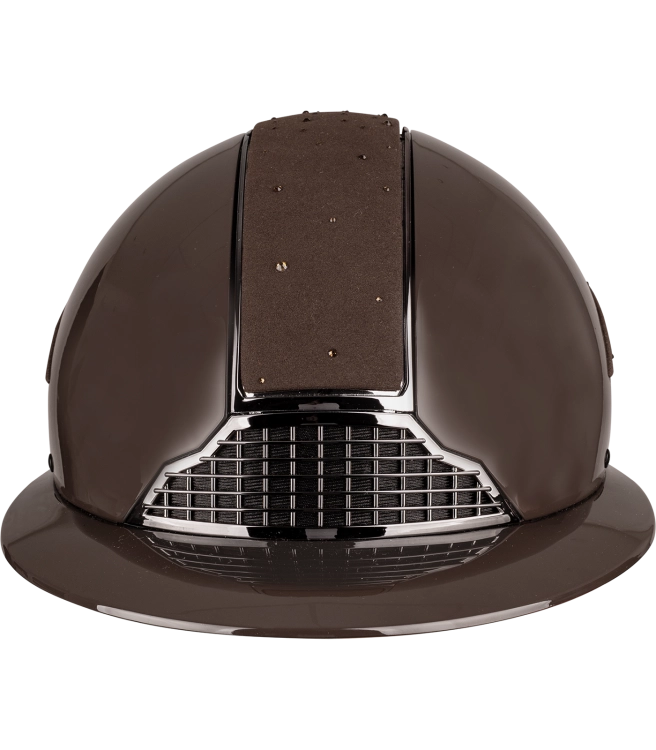 Kask jeździecki z wentylacją Swing H24 Lady Spark w kolorze brązowym
