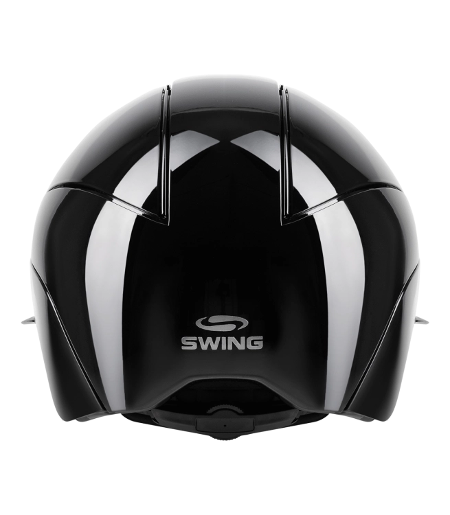 Kask jeździecki z regulacją Swing H24 Lady Glossy w kolorze czarnym