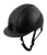 Kask jeździecki z wąskim daszkiem Swing H24 Shine w kolorze czarnym