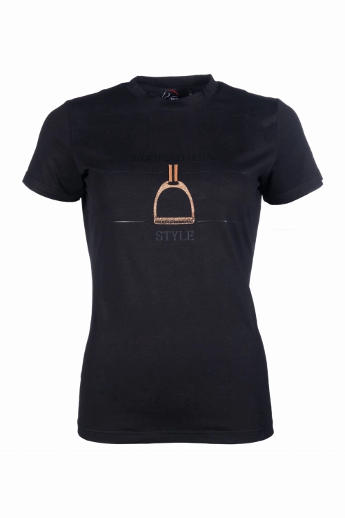 Bluzka jeździecka HKM Equine Sports w kolorze czarnym i rosegold