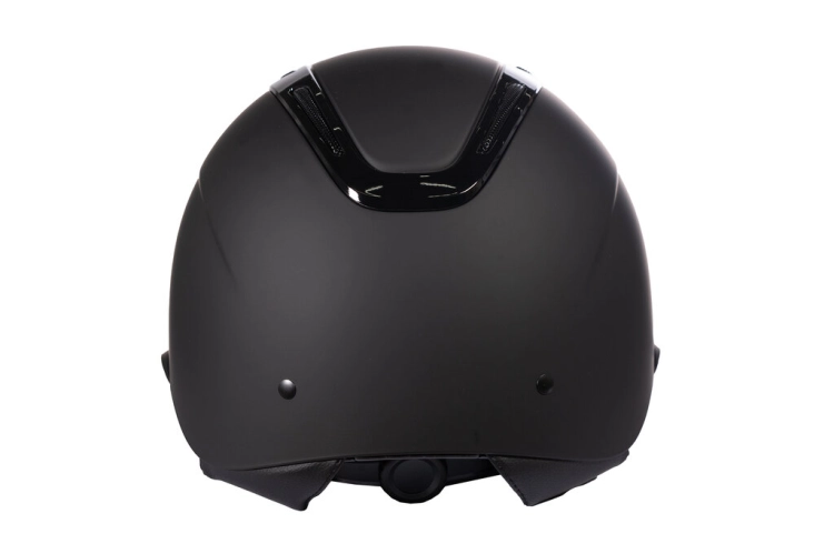 Kask do jazdy konnej HKM Kaida w kolorze czarnym z czarnymi akcentami
