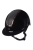 Kask jeździecki z szerokim daszkiem HKM Lady Shield Brillant w kolorze czarnym/rosegold