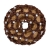 Siateczka na koka na zawody jeździeckie QHP Diamond w kolorze brązowym