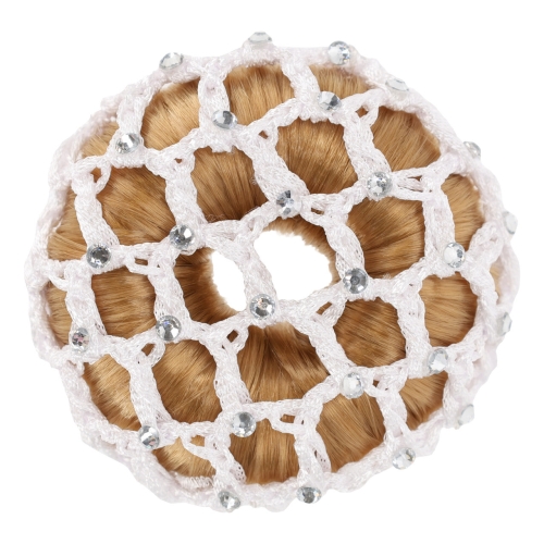 Siateczka na koka na zawody jeździeckie QHP Diamond w kolorze białym