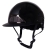 Kask do jazdy konnej z szerokim daszkiem QHP Miami w kolorze czarnym