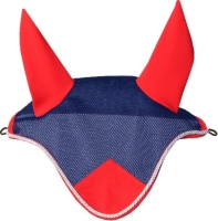 YORK nauszniki AIR MESH granato/czerwone