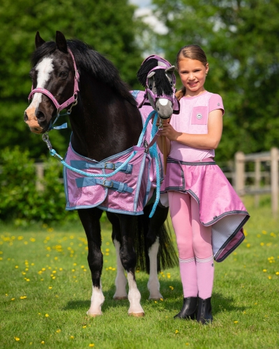 Derka Hobby Horse QHP Collection w kolorze różowym