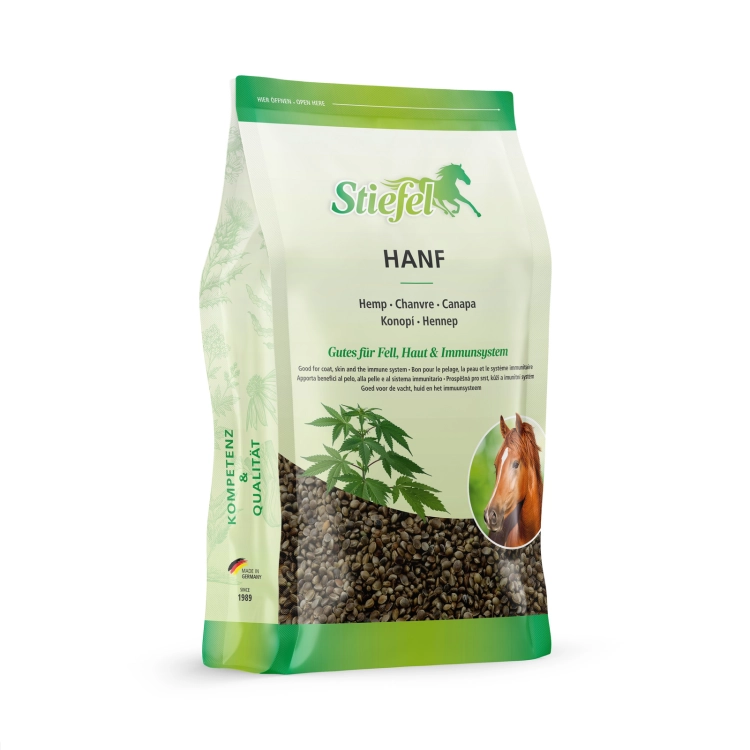 Ziarna konopi dla koni Stiefel Hemp Seed 650g
