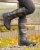 Buty stajenne wodoodporne QHP Daan w kolorze czarnym