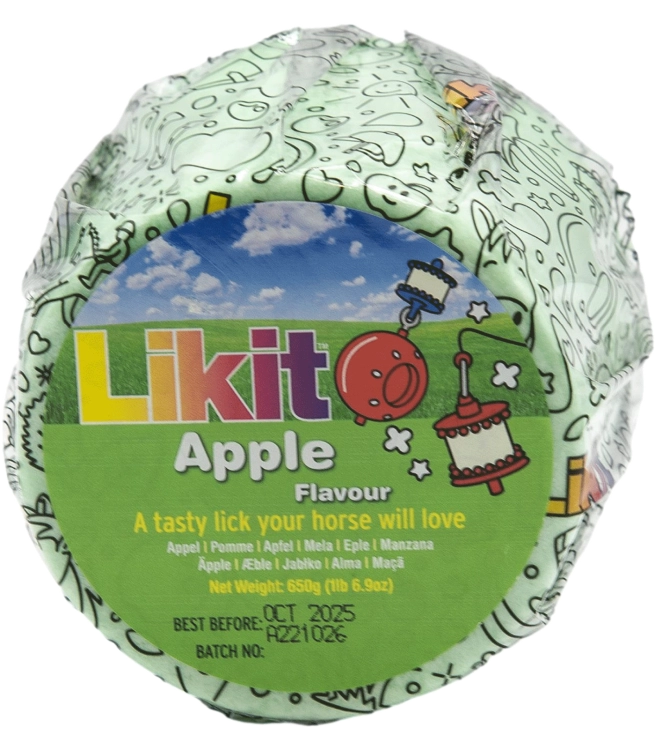 Lizawka dla konia Likit o smaku jabłkowym wkład 650g