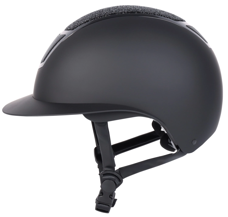 Kask jeździecki Harry's Horse Mont Sparkle w kolorze czarnym