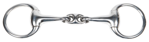 Wędzidło oliwkowe podwójnie łamane Harry's Horse Pony 12mm