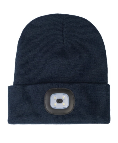Czapka zimowa z latarką HKM Honey w kolorze deep blue