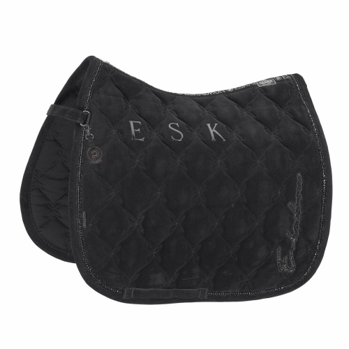 Czaprak wszechstronny Eskadron Platinum Velours w kolorze black