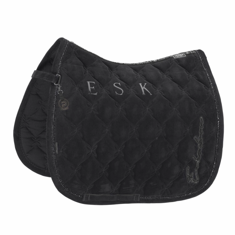 Czaprak wszechstronny Eskadron Platinum Velours w kolorze black