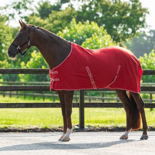 QHP derka polarowa COLOR bright red