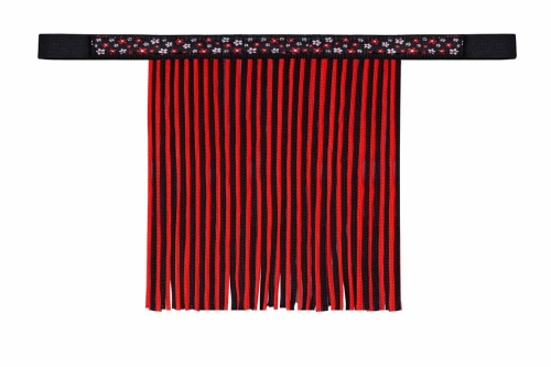 FAIR PLAY Frędzle PRIMAVERA Czarny/czerwony