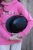 Kask jeździecki z błyszczącą skorupą HKM Diamond Shiny w kolorze czarnym
