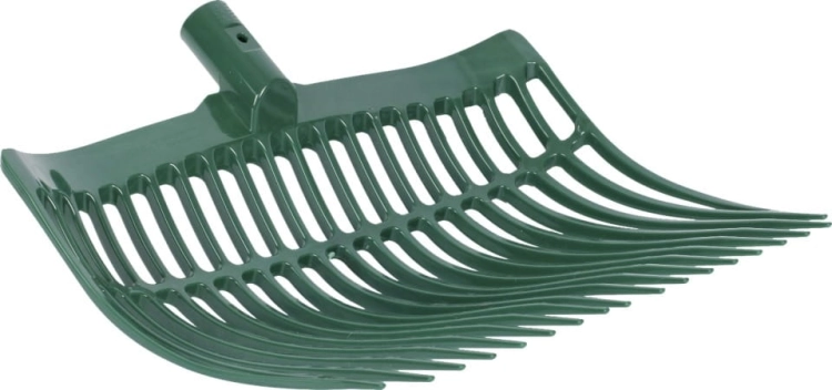 Widły plastikowe w kolorze zielonym V-Plast