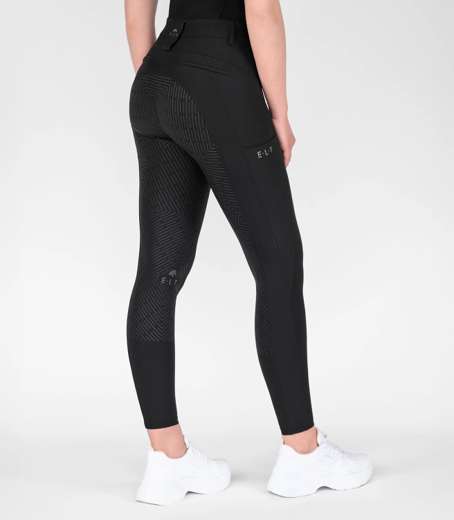 Bryczesy z pełnym lejem ELT Comfort w kolorze czarnym