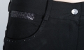HARRY'S HORSE Bryczesy JEWELS SILICON Czarne