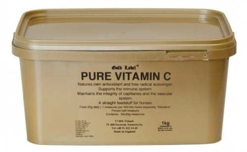 Witamina C dla koni Gold Label Vitamin C 1kg