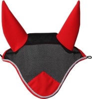 YORK nauszniki AIR MESH czarny/czerwone